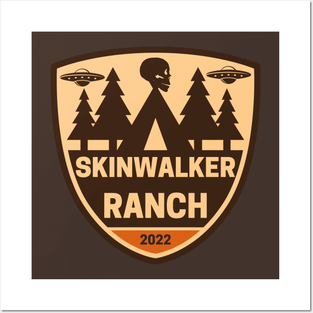 skinwalker ranch camping Wall Art by Paranormal Almanac